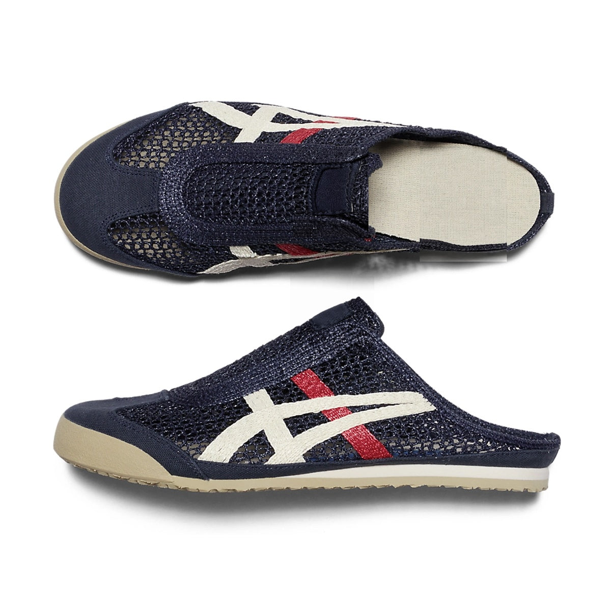 Mexico 66 Sabot Iron Navy/Cream