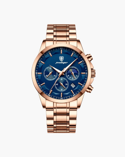 Precision Chronograph Steel Watch