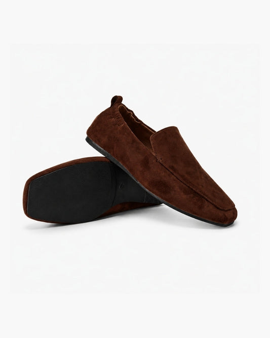 Premium Brown Suede Loafers
