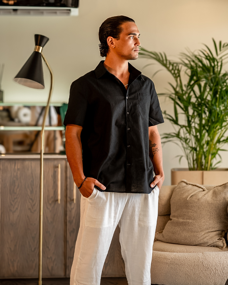 Cape Town - Linen Shirt (Shortsleeve)