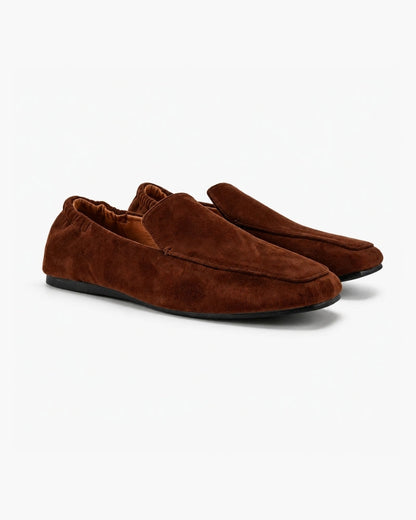 Premium Brown Suede Loafers