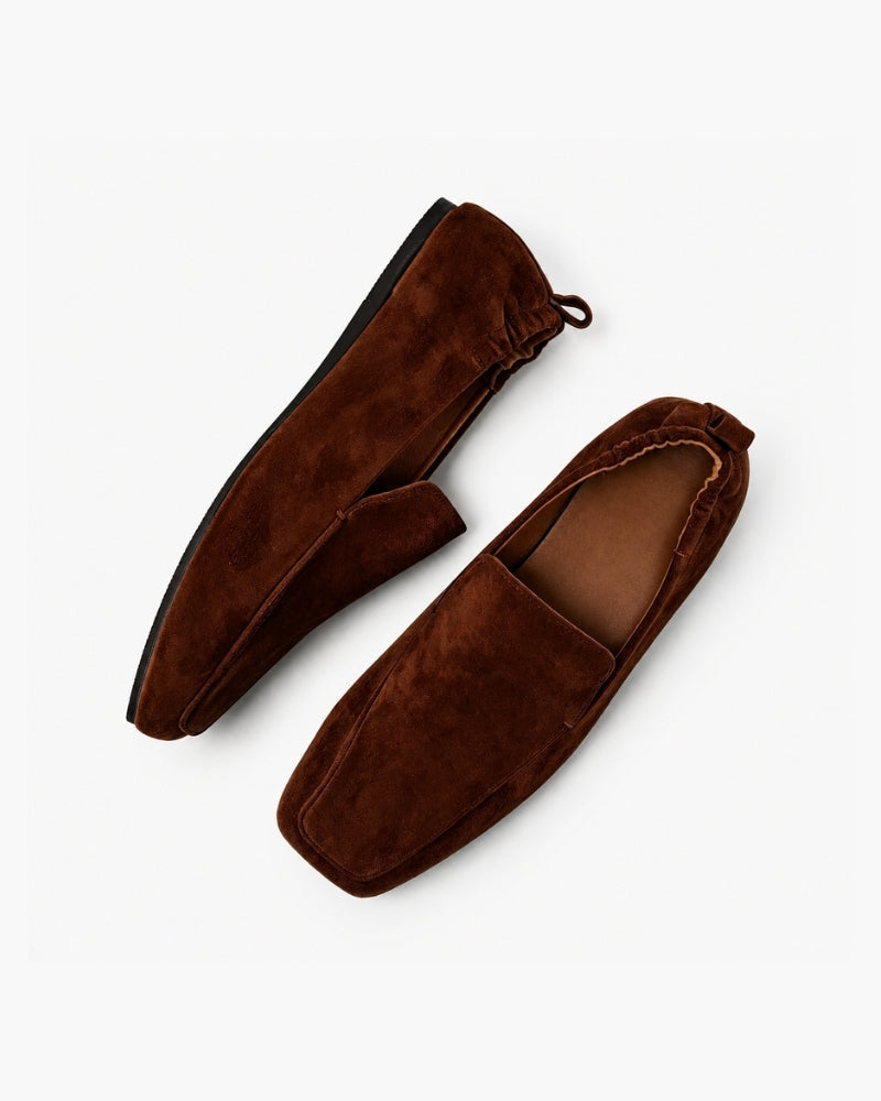 Premium Brown Suede Loafers