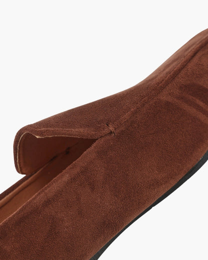 Premium Brown Suede Loafers