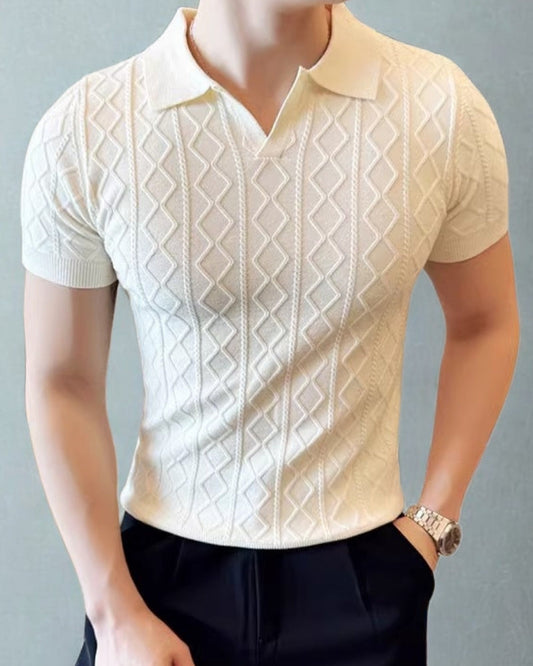 Signature Textured Knit Polo